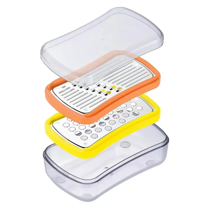 Shimomura Abs Resin 2-Piece Multi-Function Mandoline Set 1