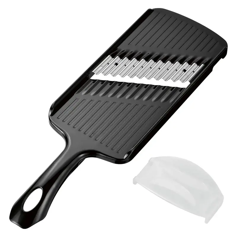 Shimomura Pro Grade Stainless Steel Waffle-Cut Mandoline Slicer 1