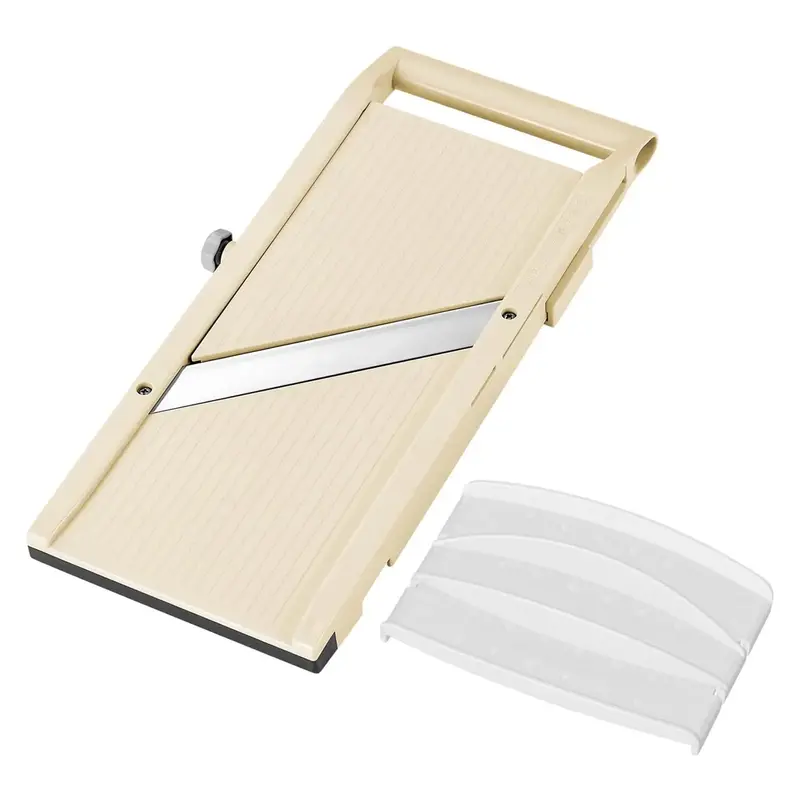 Shimomura Pro Wide-Base Abs Mandoline Slicer – Enhanced Stability & Control 1