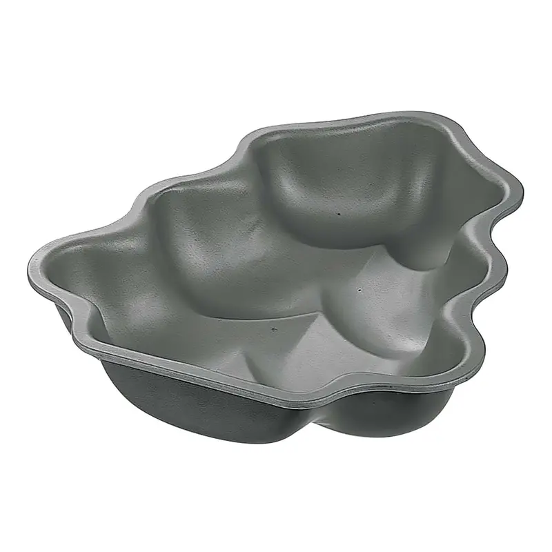 Shimotori Black Figure Fir Tree-Shaped Cake Pan – Holiday Baking Mold 1