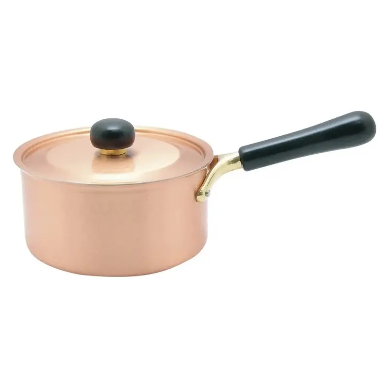 Shinkoukinzoku Copper Induction-Compatible Saucepan – 18Cm Diameter 1
