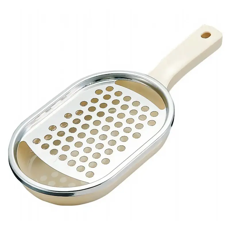 Shinkousha Large-Capacity Stainless Steel Grater With Bin 1
