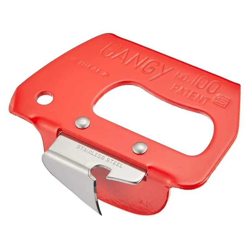 Shinkousha Red-Handle Stainless Steel Can & Bottle Opener 1