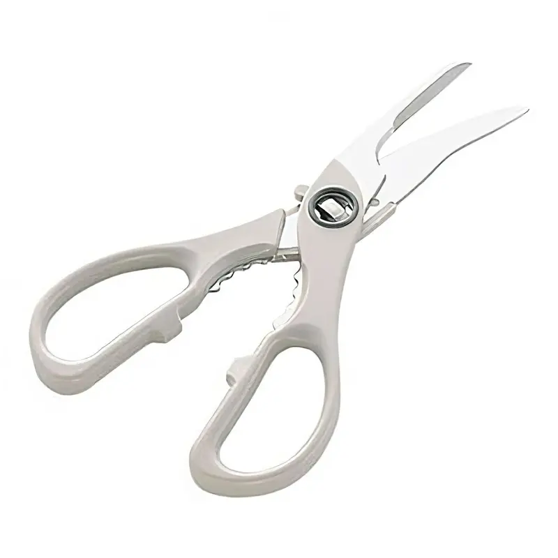 Silky Stainless Steel Crab Cracker And Seafood Scissors – White 1