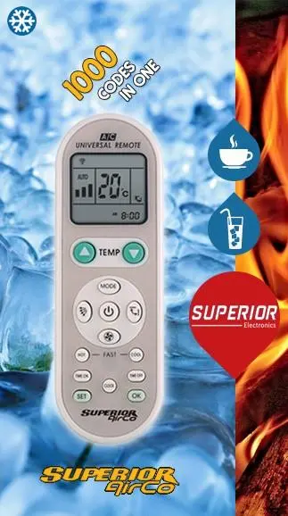 Superior Airco Universal Air Conditioner Remote Control – Broad Model Support 1