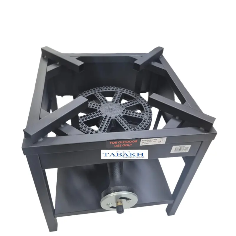 Tabakh Portable Propane Camp Stove – High-Pressure Braided Hose Included 1