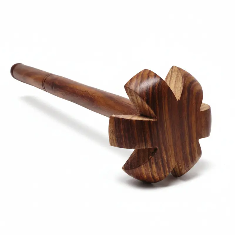 Tabakh Traditional Wooden Dal Masher – Handcrafted Kitchen Blender Tool 1
