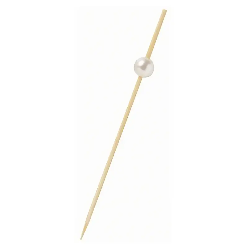 Takenotayori Pearl-Tipped Bamboo Food Picks – 50-Piece Set 1