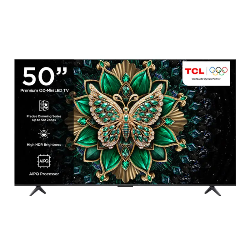 Tcl 50C6K 50-Inch 4K Qd-Mini Led Smart Tv – Ultra Hd Streaming Television 1