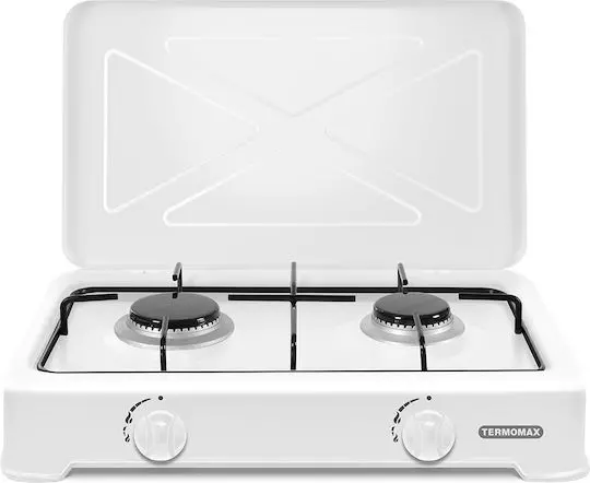 Termomax Dual-Burner Portable Gas Table Stove 1