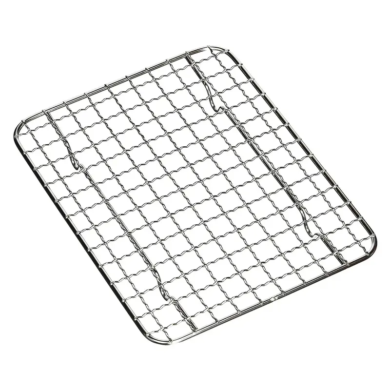 Three Snow Crimped-Mesh Stainless Steel Cooling Rack 1