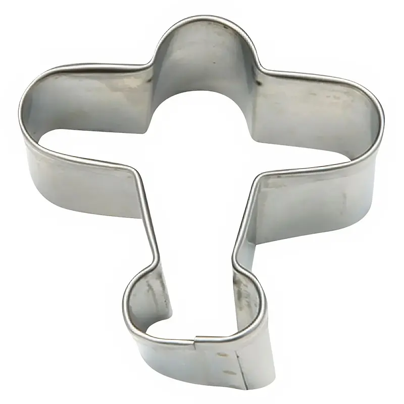 Tigercrown Cake Land Airplane-Themed Stainless Steel Cookie Cutter 1