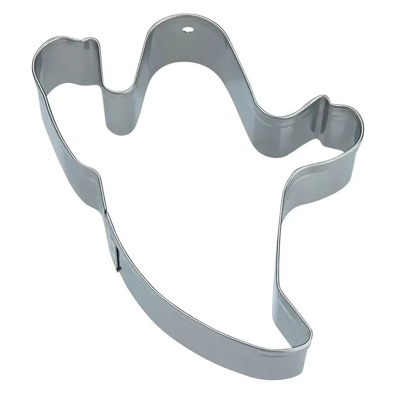 Tigercrown Cake Land Ghost Cookie Cutter – Stainless Steel Spooky-Themed Baking Tool 1