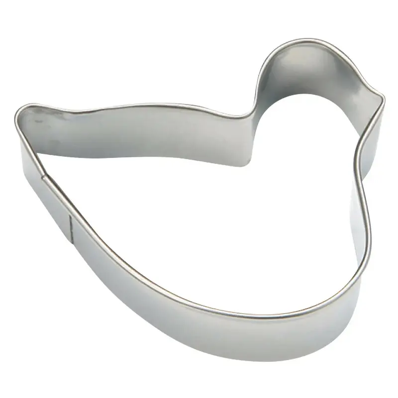Tigercrown Duck Cookie Cutter – Stainless Steel With Clean, Rounded Details 1