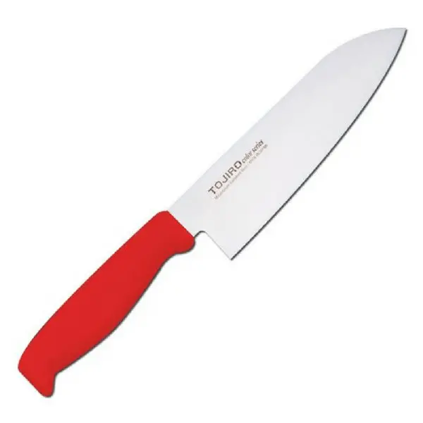 Tojiro Color Mv Santoku Knife – Ergonomic Elastomer Handle, 17 Cm Blade 3