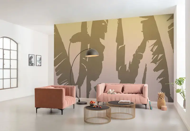 Tropical Bahama Banana Mural Wallpaper 1