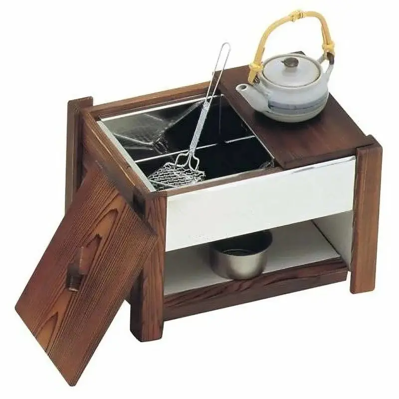 Tsk Nezuko Hinoki Wood Yudofu Hot Pot Set For Tabletop Use 1