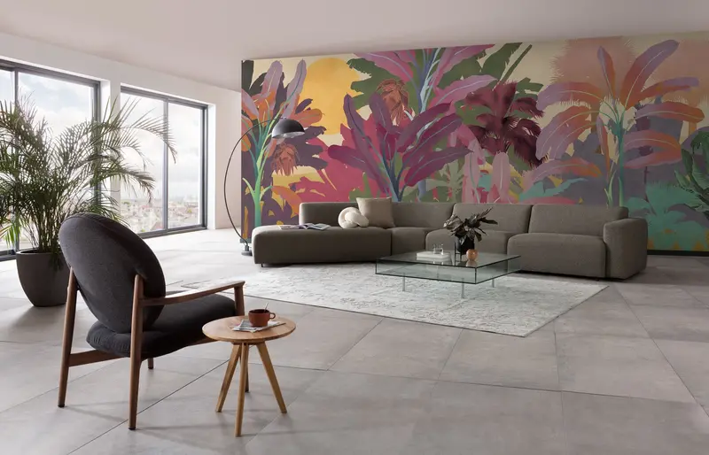 Vida Loca Textured Mural Wallpaper 1