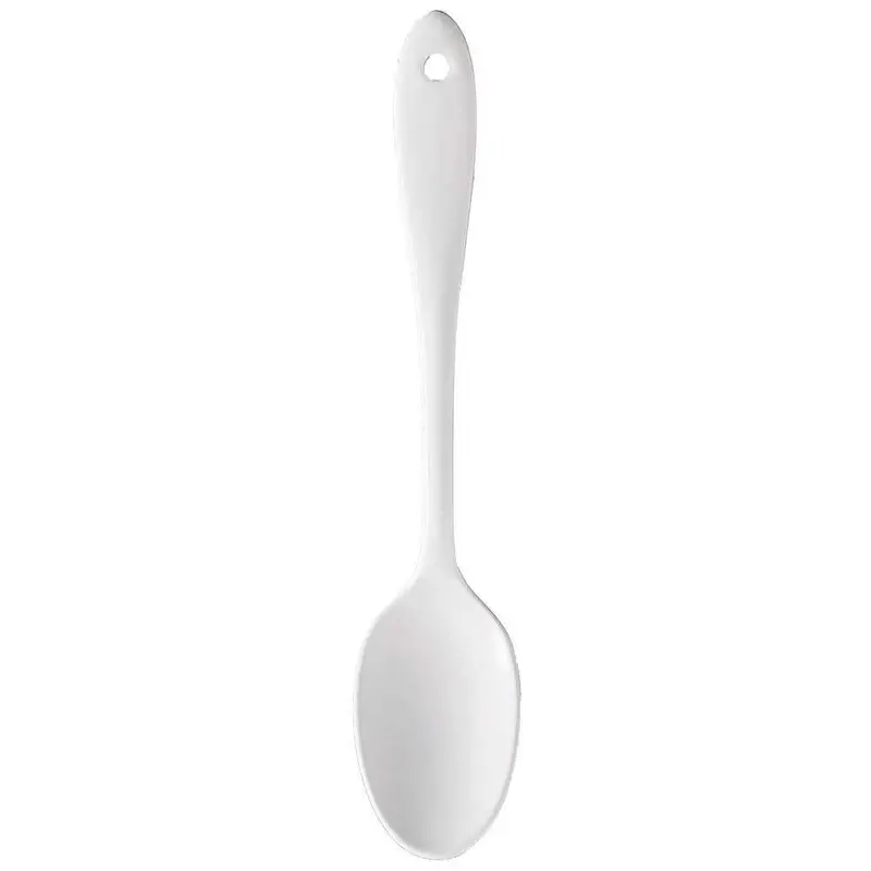 Wada Napoli White Enameled Coffee Spoon – Compact Size, Matte-White Ceramic Coating 1