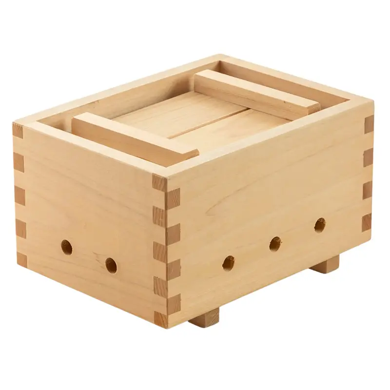 Yamacoh Traditional Wooden Tofu Press Kit With Drainage Tray 1