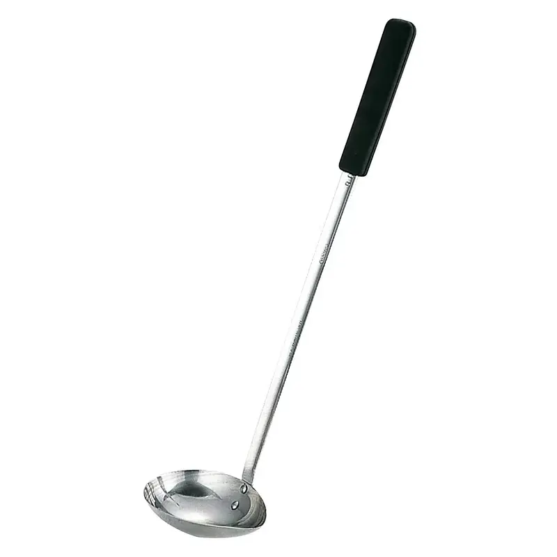 Yukiwa Ergonomic Stainless Steel Side-Scoop Soup Ladle 1