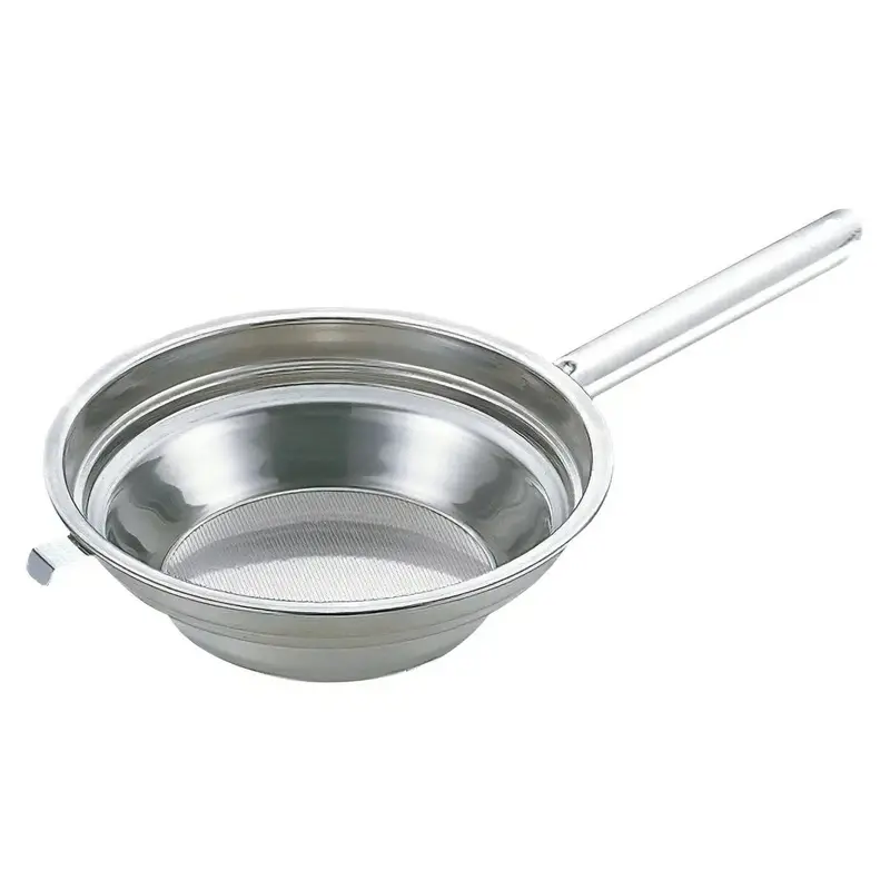 Yukiwa Stainless Steel Stepped Oil Strainer For Deep-Frying 1