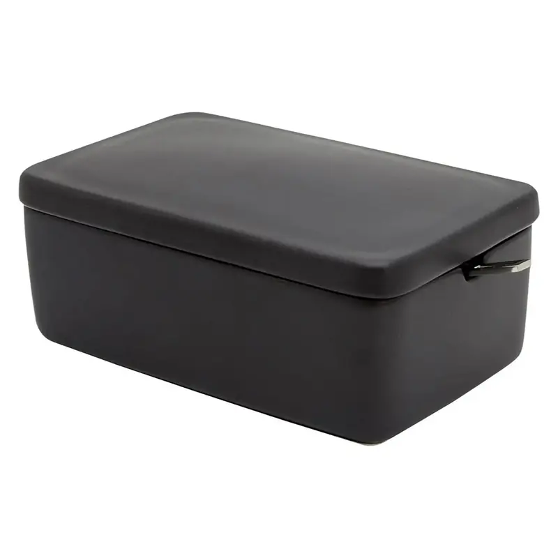 Zero Japan Ceramic Butter Dish With Flat Ceramic Lid – Seamless Aesthetic 1